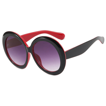 Ladies fashionable sunglasses with large frame and UV protection Bowlift