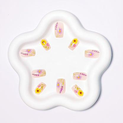 Floral 3D Nail Art Acalora