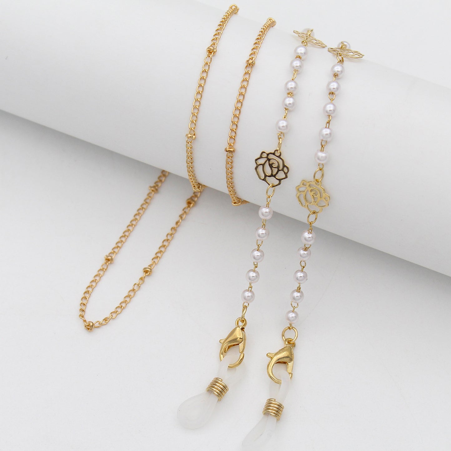 Layered Gold Chain Bracelet Acalora