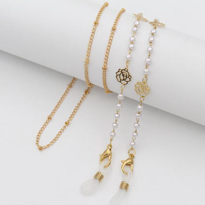Layered Gold Chain Bracelet Acalora