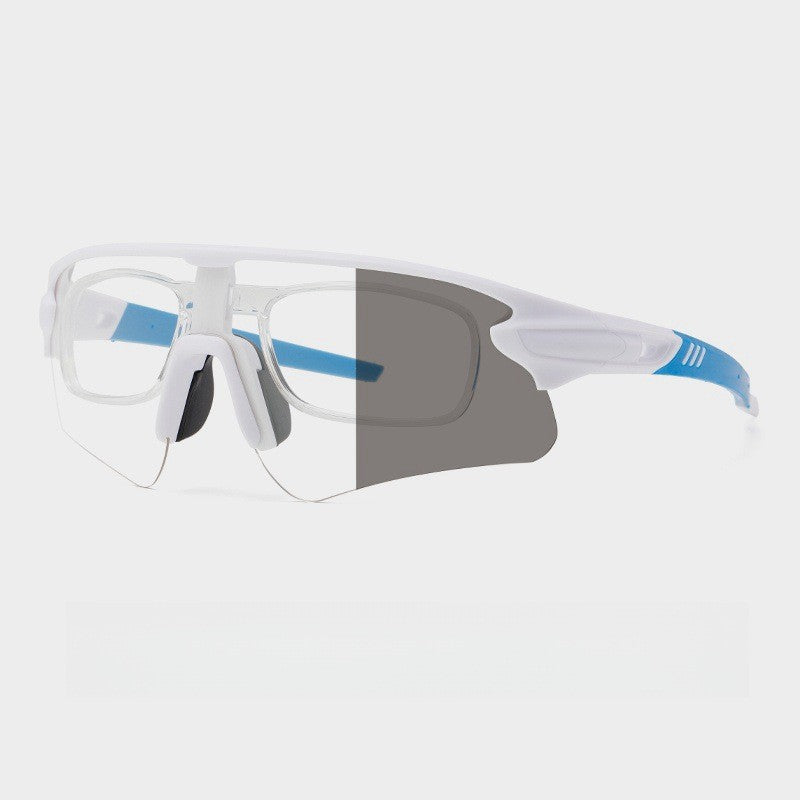 Unisex sporty high-performance sunglasses with aerodynamic design and adjustable nose pad Bowlift
