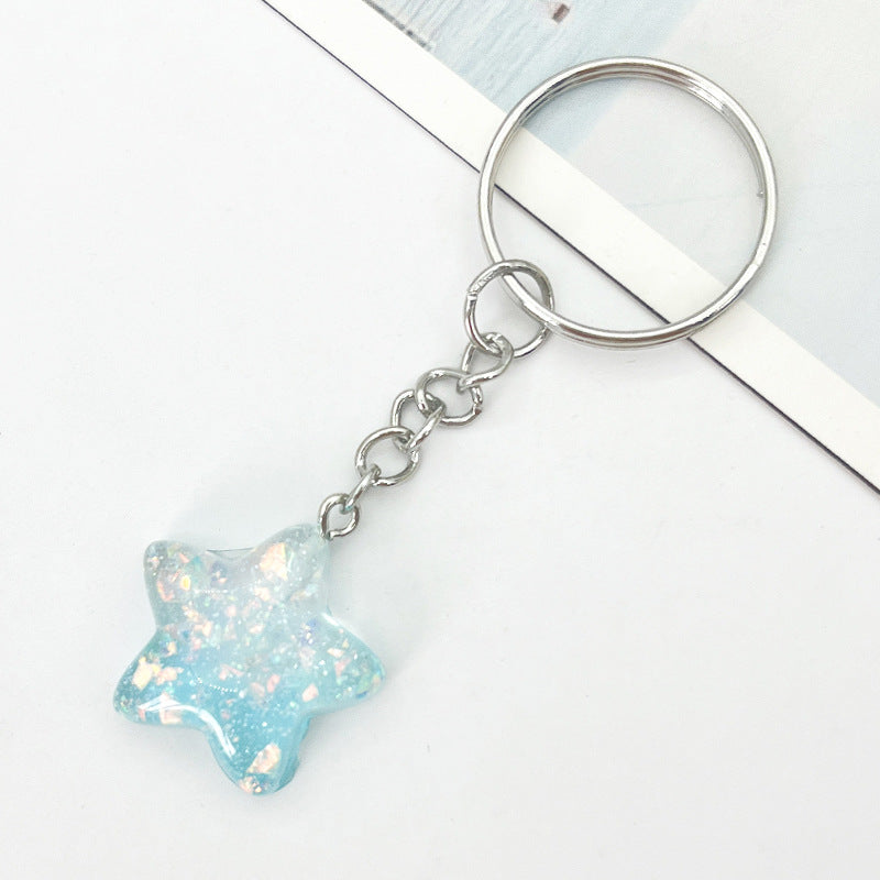 Star-Shaped Acrylic Keychain Acalora