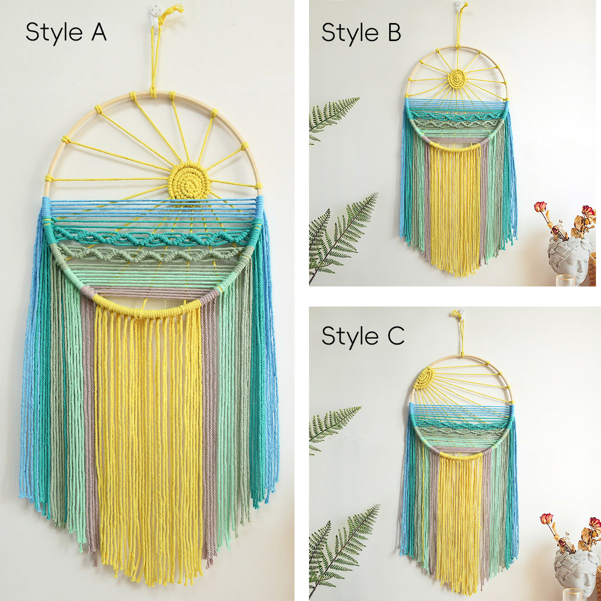 Macrame Wall Decoration with Elegant Appeal