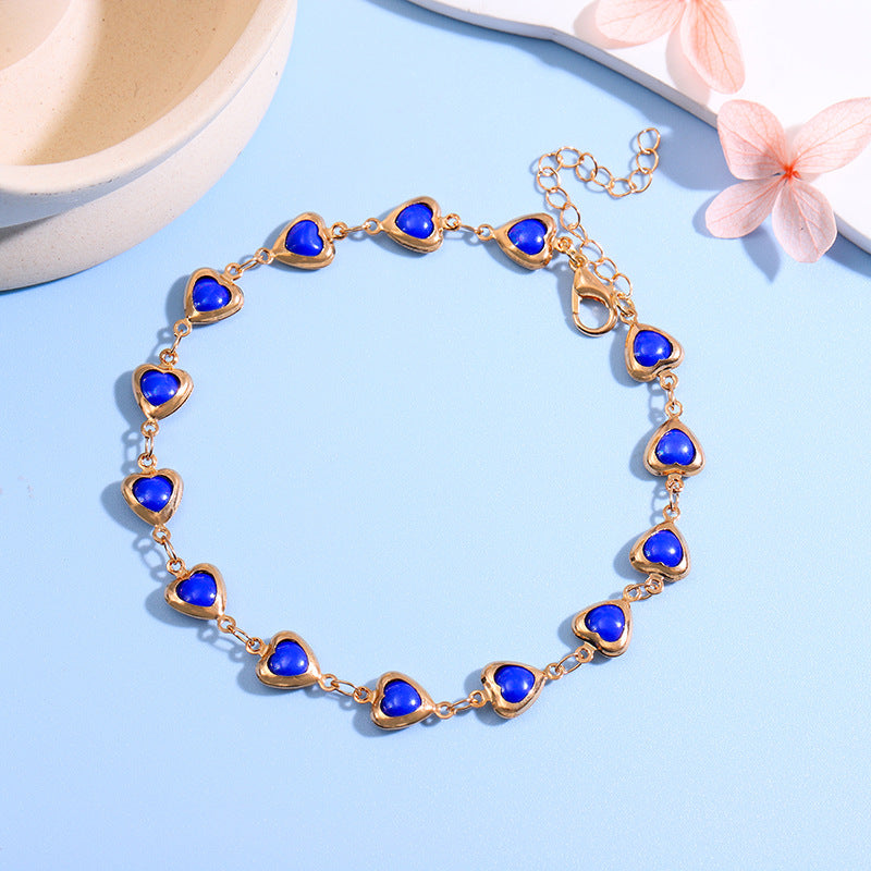 Charming Heart-Shaped Statement Bracelet Acalora
