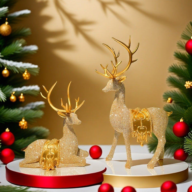 Elegant decorative figure of a majestic red deer Acalora
