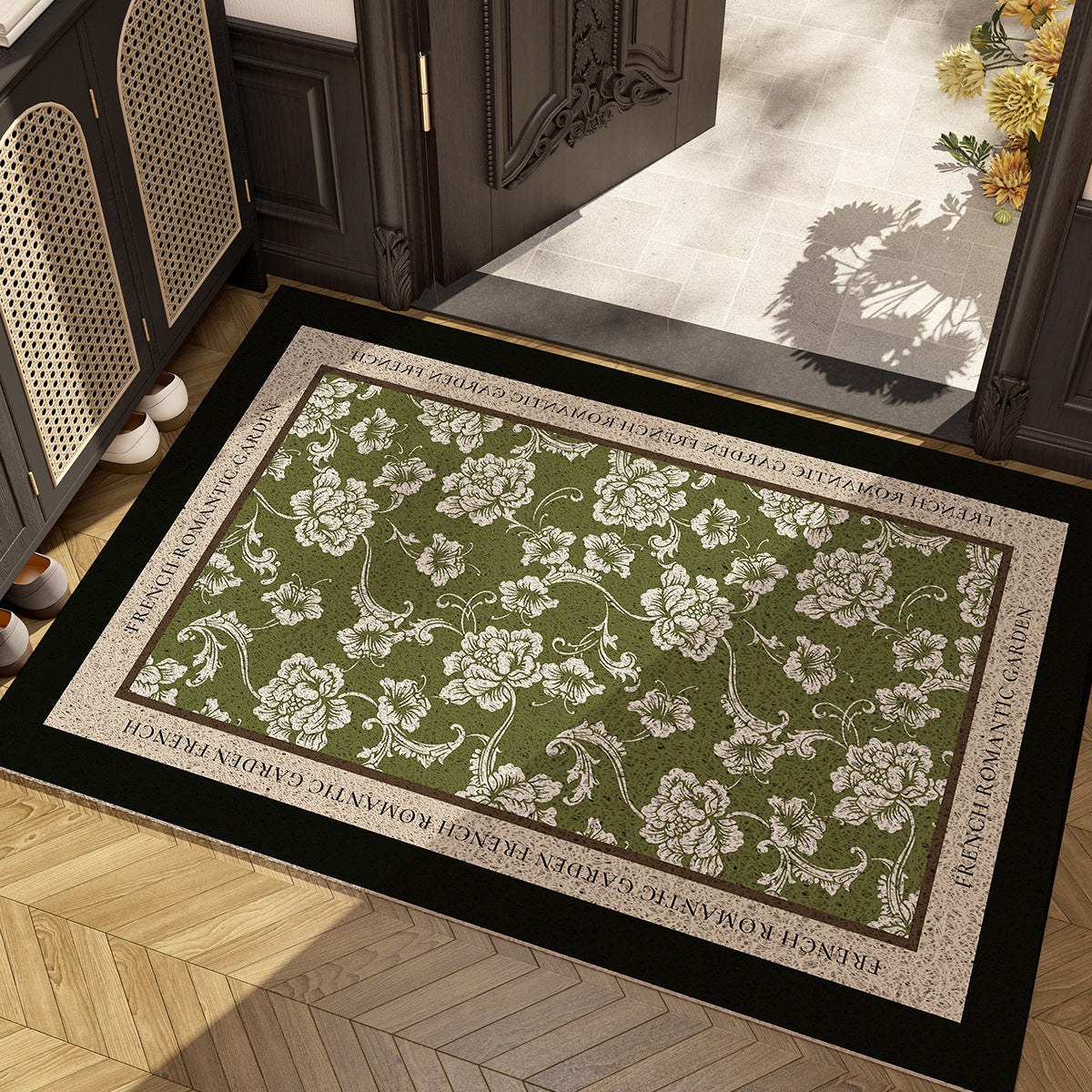 Floral Pattern Area Rug