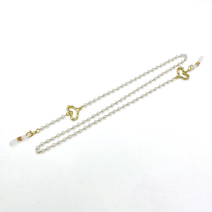 Heart-Shaped Beaded Eyewear Chain Acalora