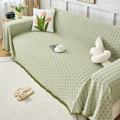 Elegant Woven Sofa Throw Blanket