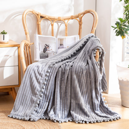 Unisex Cozy Textured Throw Blanket