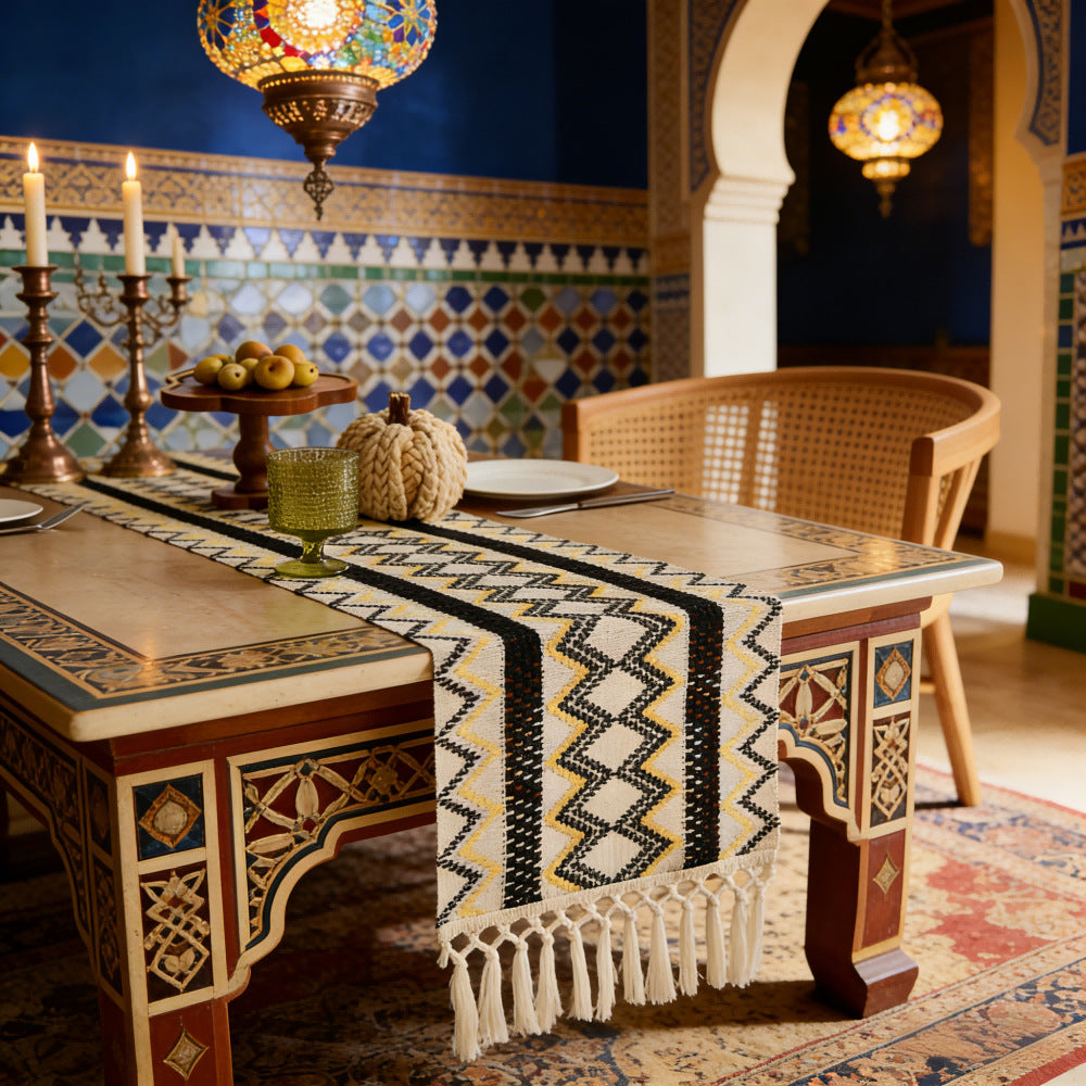 Elegant Handwoven Table Runner