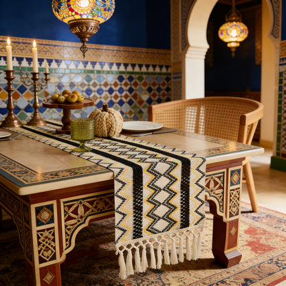 Elegant Handwoven Table Runner