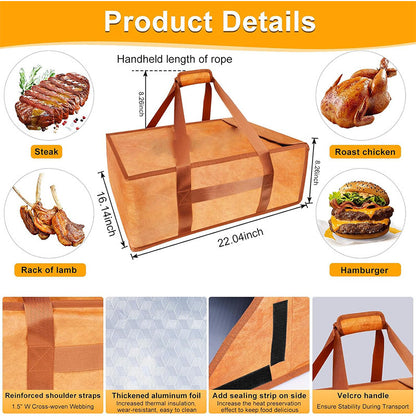 Insulated Food Transport Tote Acalora