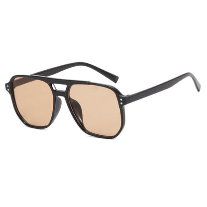 Women's oversized sunglasses with geometric design and UV protection Karnz