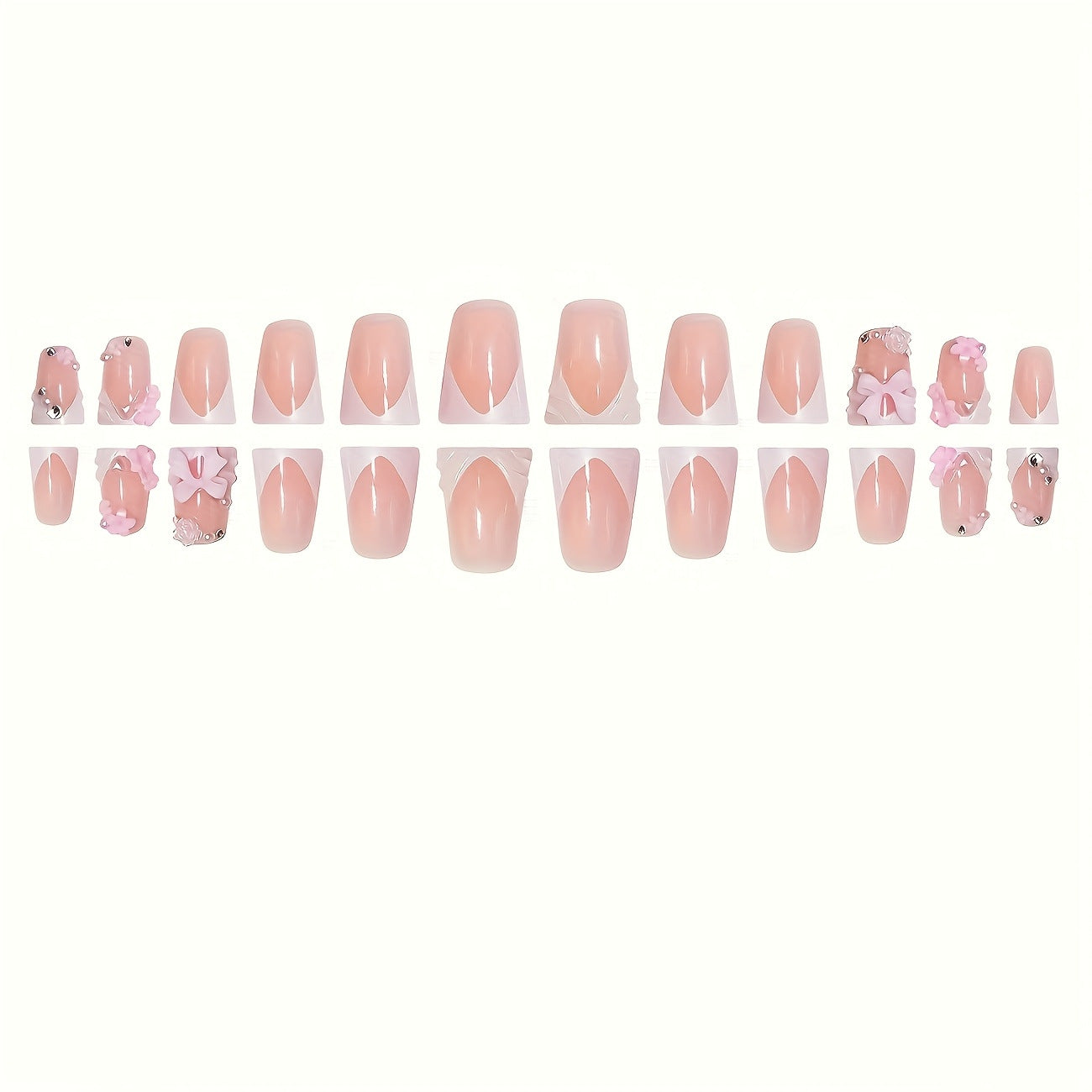 Decorative Floral Nail Art Extensions Acalora