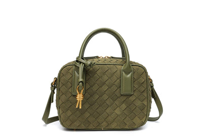 Textured Leather Boutique Handbag Acalora