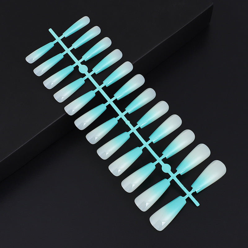 Artificial nails in elegant ombre design Acalora