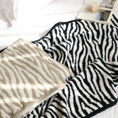 Cozy Knitted Throw Blanket