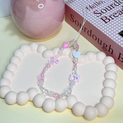 Charm Beaded Phone Necklace Acalora