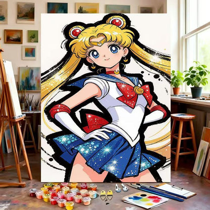 Illustrated Character Canvas Art Print