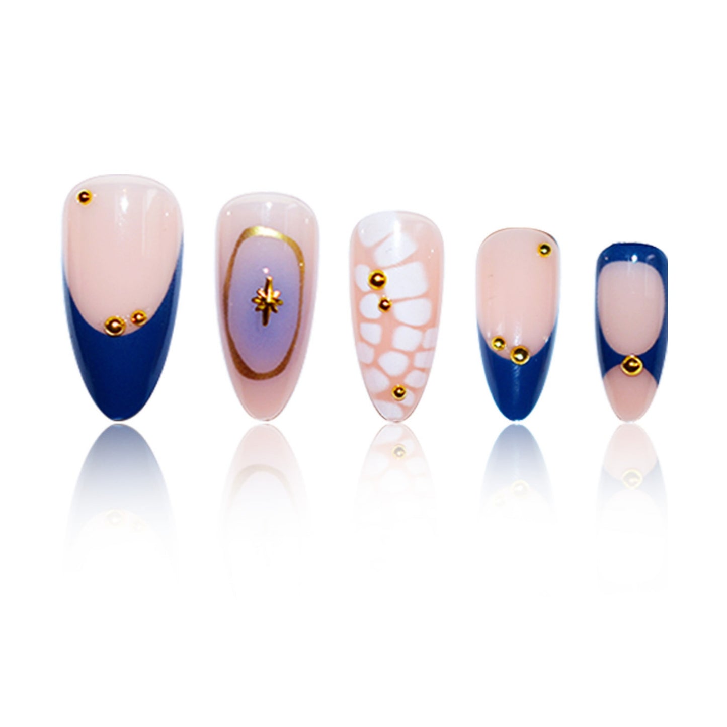 Decorative Stiletto Press-On Nail Art Acalora