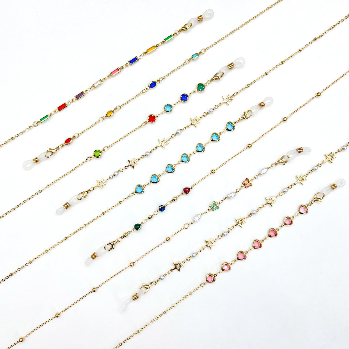 Star-Embellished Eyewear Retainer Chain Acalora