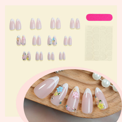 Decorative Floral Press-On Nail Set Acalora 1788495731