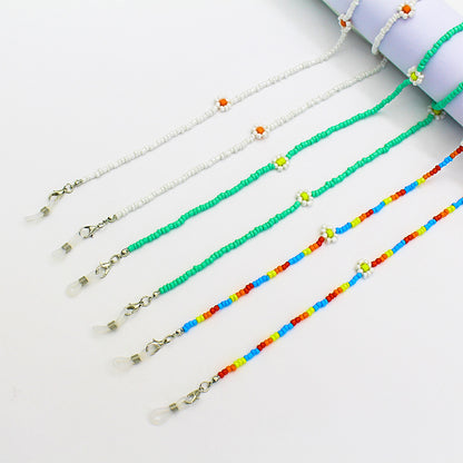 Floral Beaded Eyewear Chain Acalora