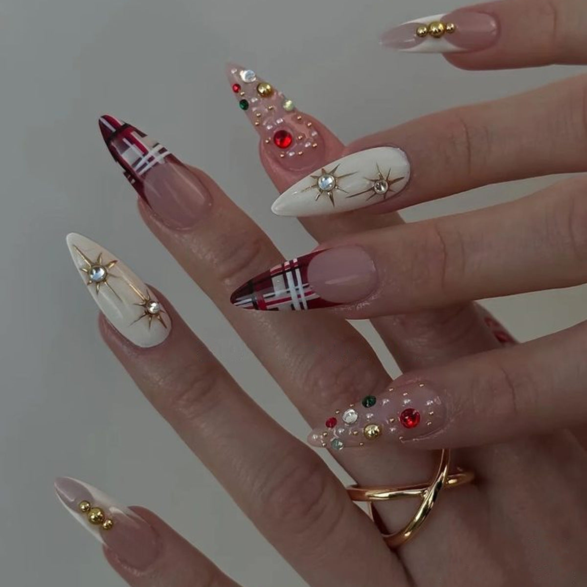 Artistic Stiletto Press-On Nail Set Acalora