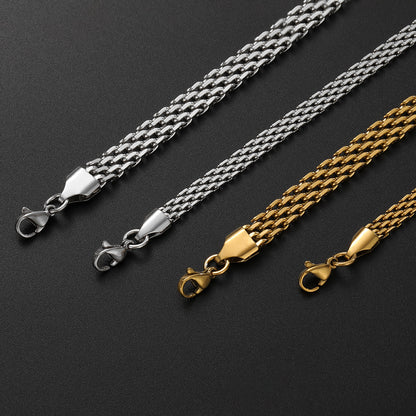Luxe Interwoven Chain Necklace Acalora