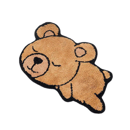 Cartoon Cat-Shaped Bath Mat