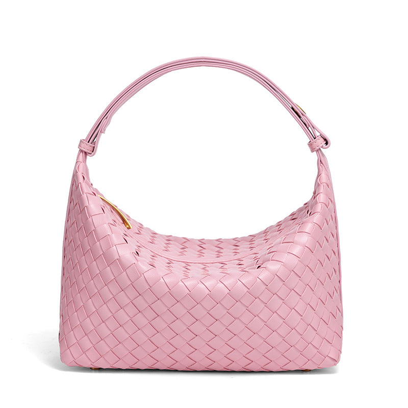 Braided Vegan Leather Shoulder Bag Acalora