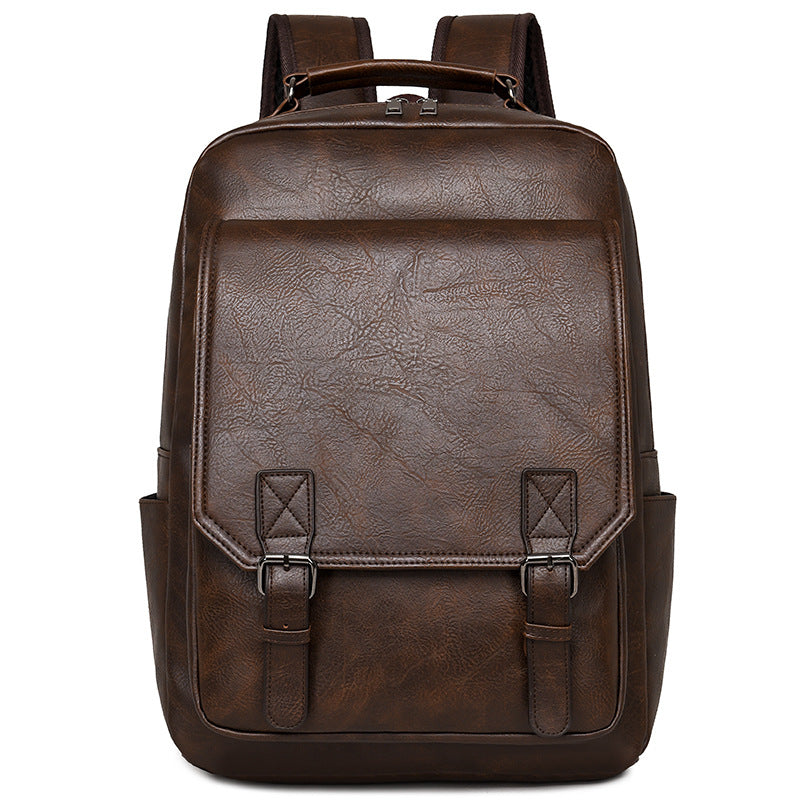 Stylish Leather Backpack Acalora