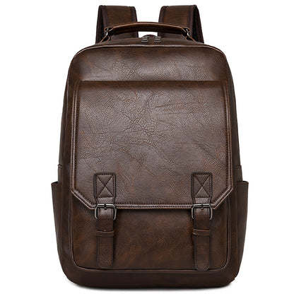 Stylish Leather Backpack Acalora