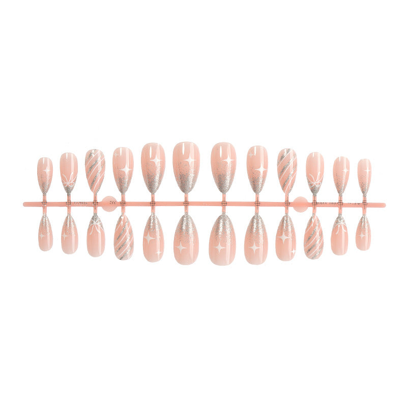 Glamorous Stiletto Press-On Nail Art Design Acalora