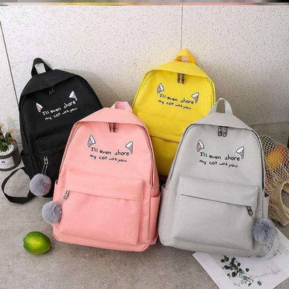 Cute Cartoon Animal-Themed Backpack Acalora