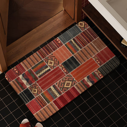 Decorative Star-patterned Bath Mat