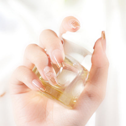 Intricate Nail Art Press-On Tips Acalora
