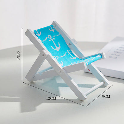 Miniature Beach Chair Figurine