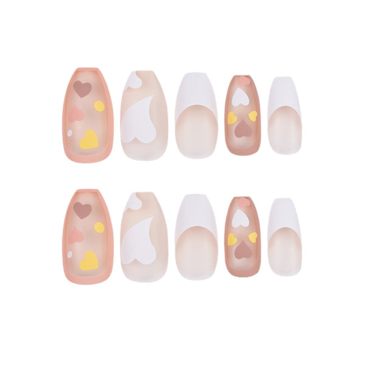Decorative Heart Nail Art Tips Acalora