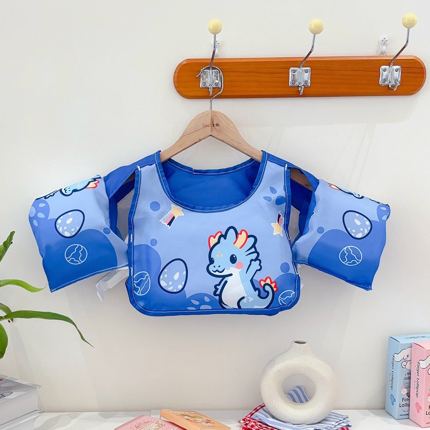 Unisex Inflatable Swim Aid with Cute Design Bowlift