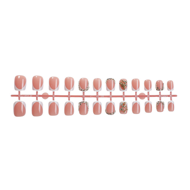 Premium Floral Embellished Press-On Nail Set Acalora