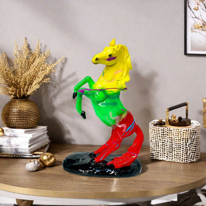 Artistic horse figurine in modern design Acalora