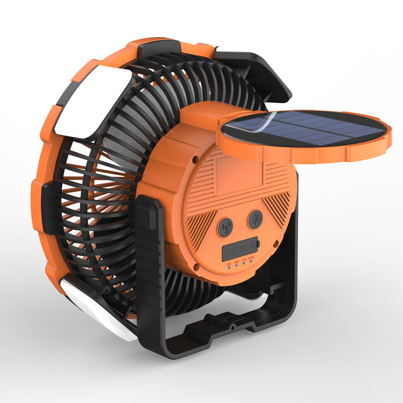 Portable Solar-Powered Cooling Fan Bowlift