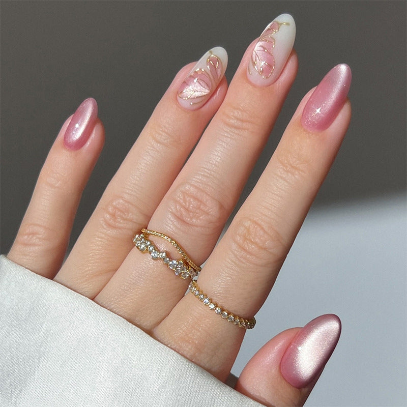 Artisan Decorated Press-On Nail Set Acalora