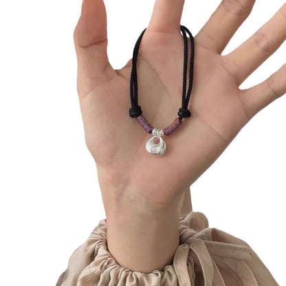 Adjustable Handmade Bell Charm Necklace Acalora