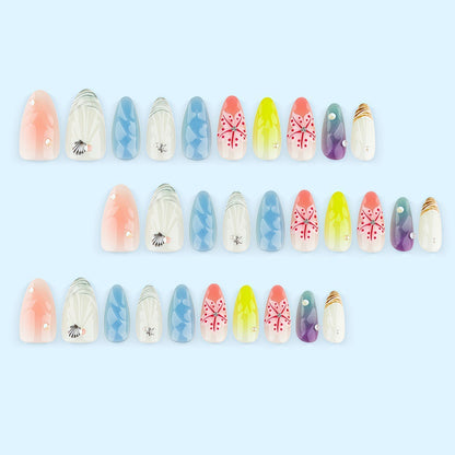 Artificial nails in creative floral design Acalora