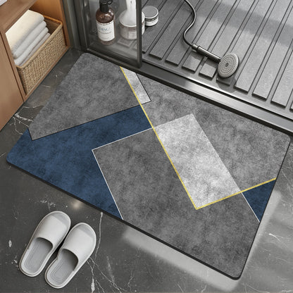 Stylish Abstract Bath Mat Acalora