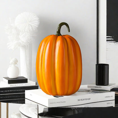 Decorative pumpkin figure as autumn probe Acalora
