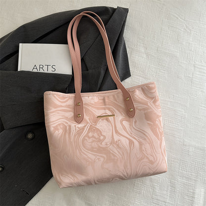 Stylish Marble Pattern Tote Bag Acalora