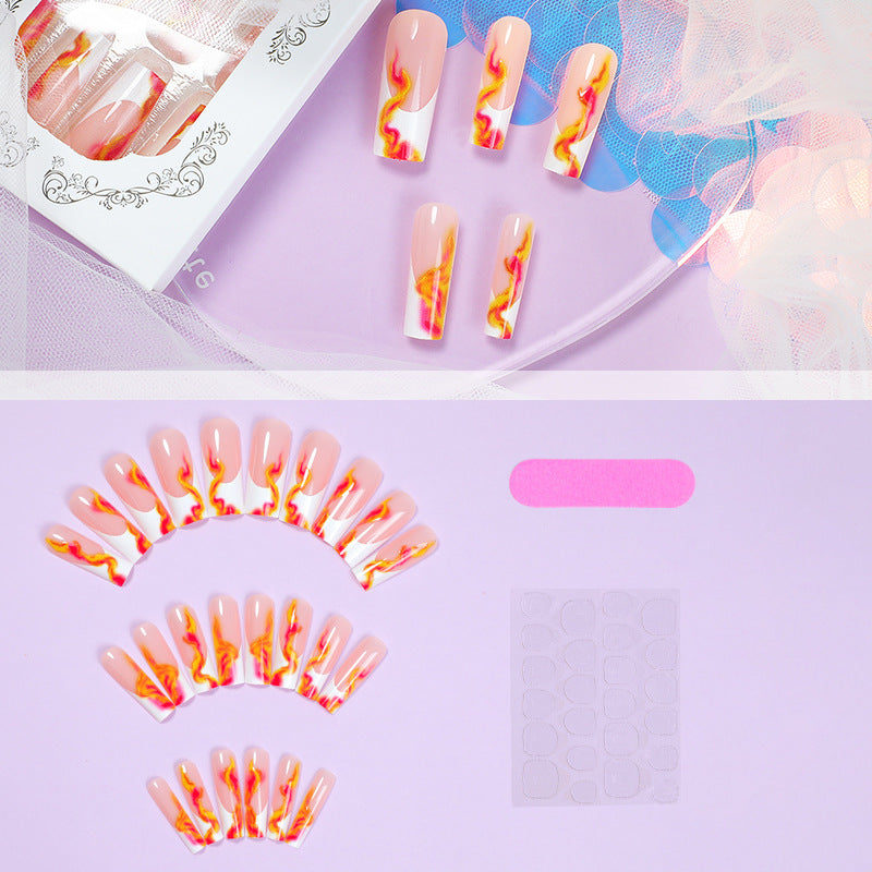 Artistic Press-On Nail Set Acalora